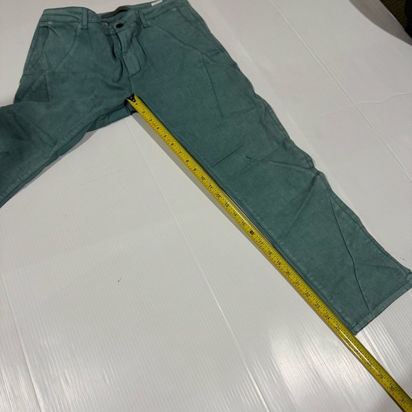 SUPERFINE Teal Union  cropped Pants - Picture 16 of 16